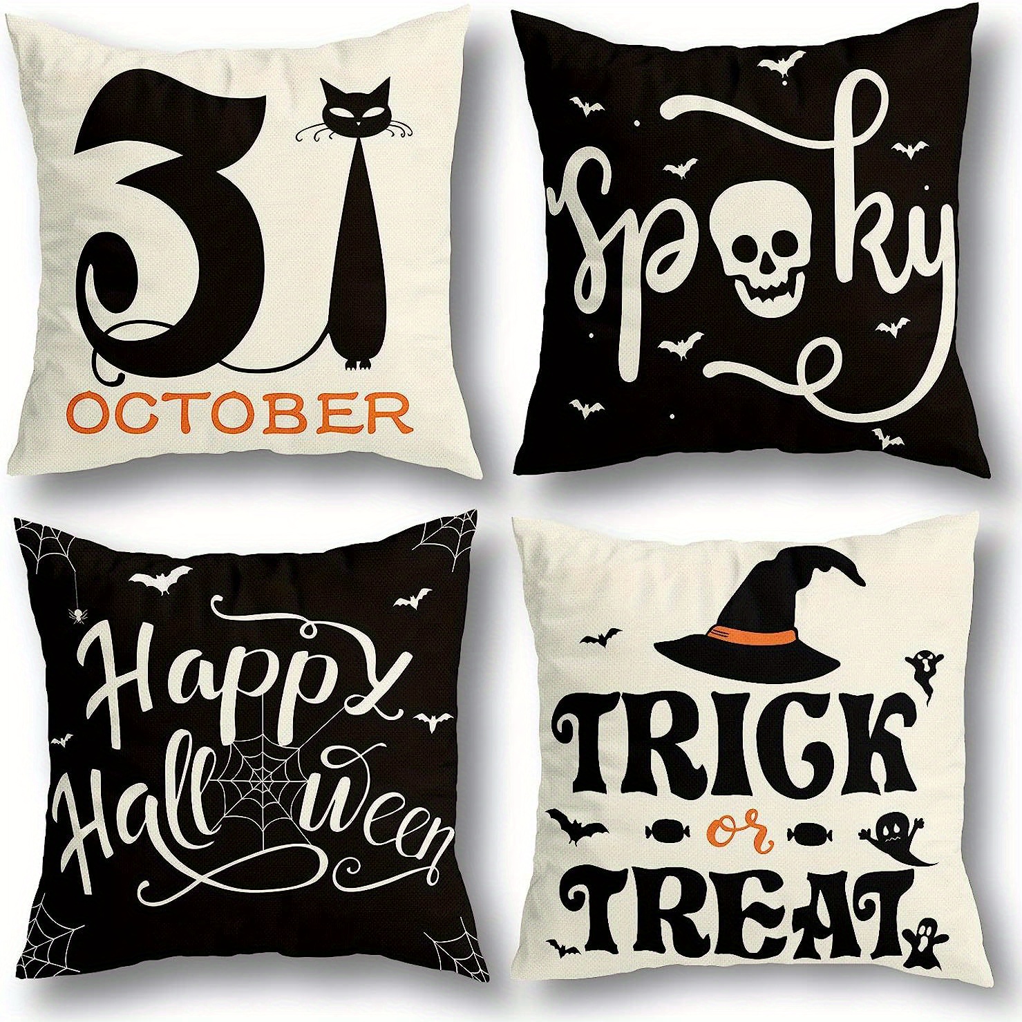 Halloween Decorations Pillow Covers Halloween Decor Indoor Temu