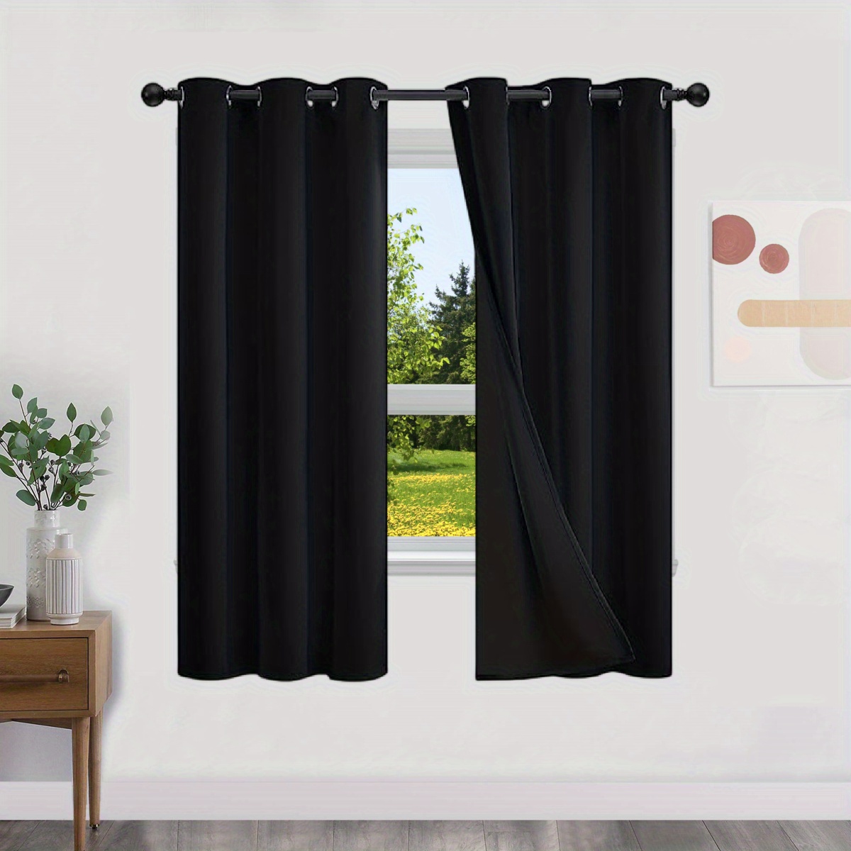 High Precision Blackout Curtains 95% Block Out Light For - Temu