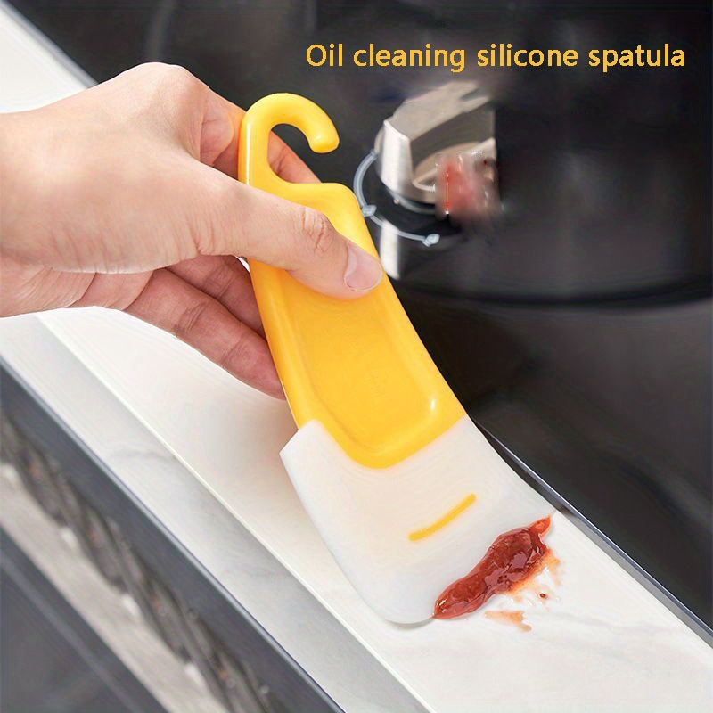 Silicone Scraper, Pot Bottom Cleaning, High Temperature Resistant Scraper,  Washing Pot, Non-stick Pot, Washing Scraper, Oil Stain Shovel - Temu