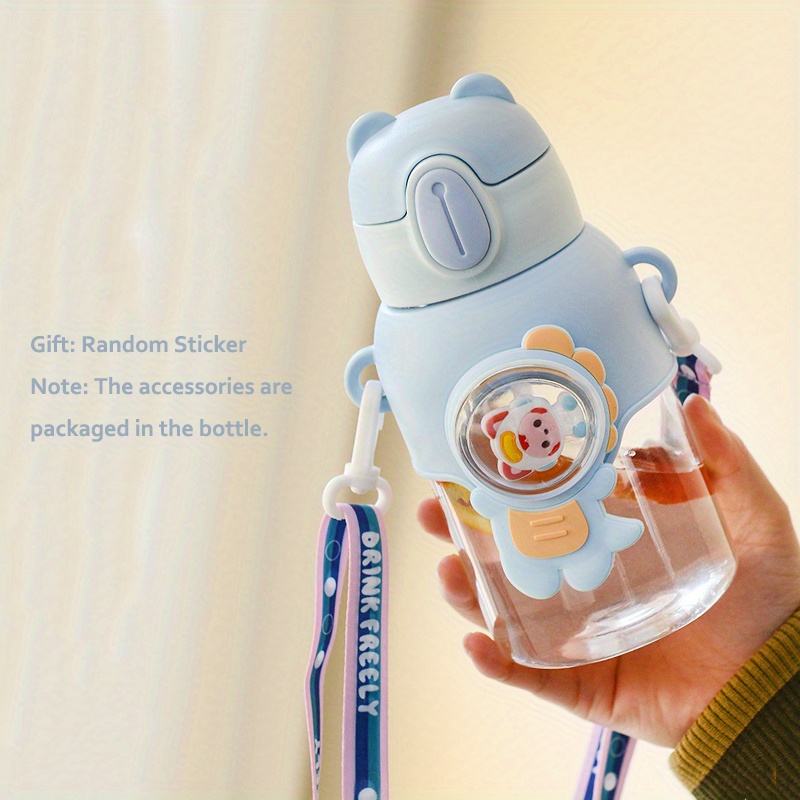 Fun Cartoon Straw Cup for Summer Outings