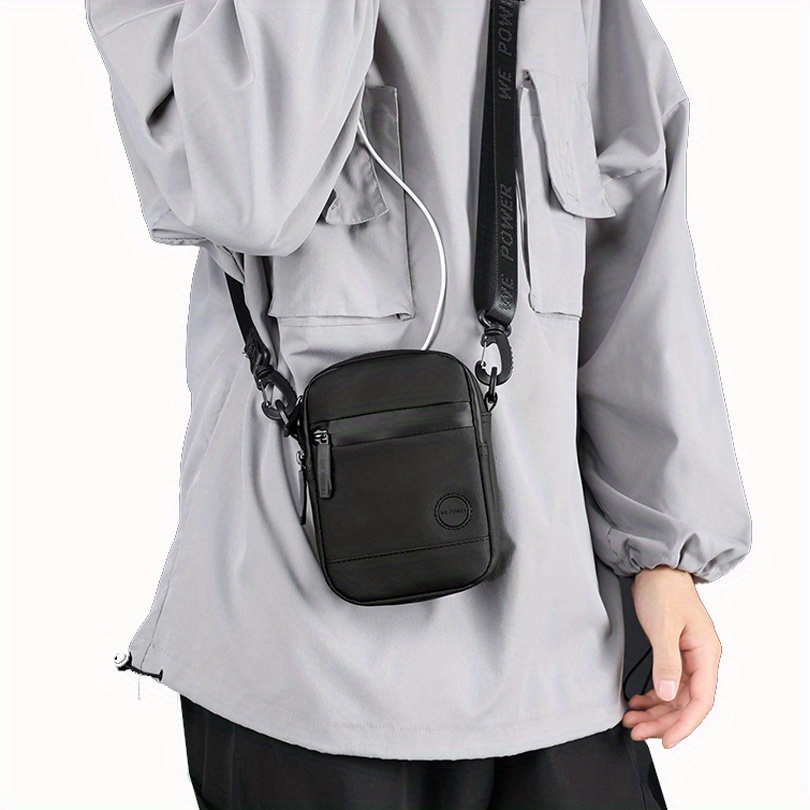 WEPLAN Crossbody Bag for Men, mini man purse,Travel India