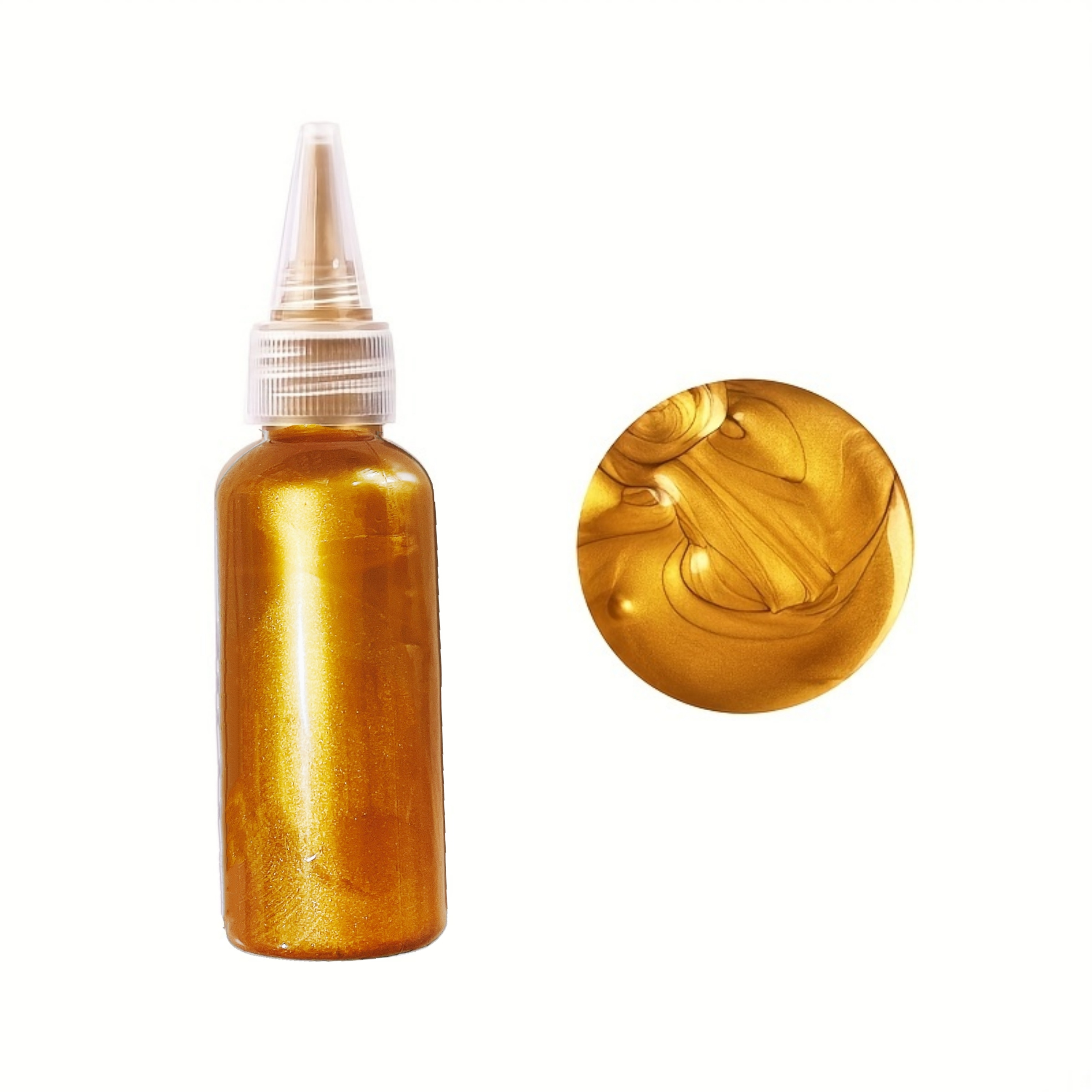 Acheter Peinture acrylique dorée Foguang, liquide imperméable, pigment de  peinture à la main, 100Ml