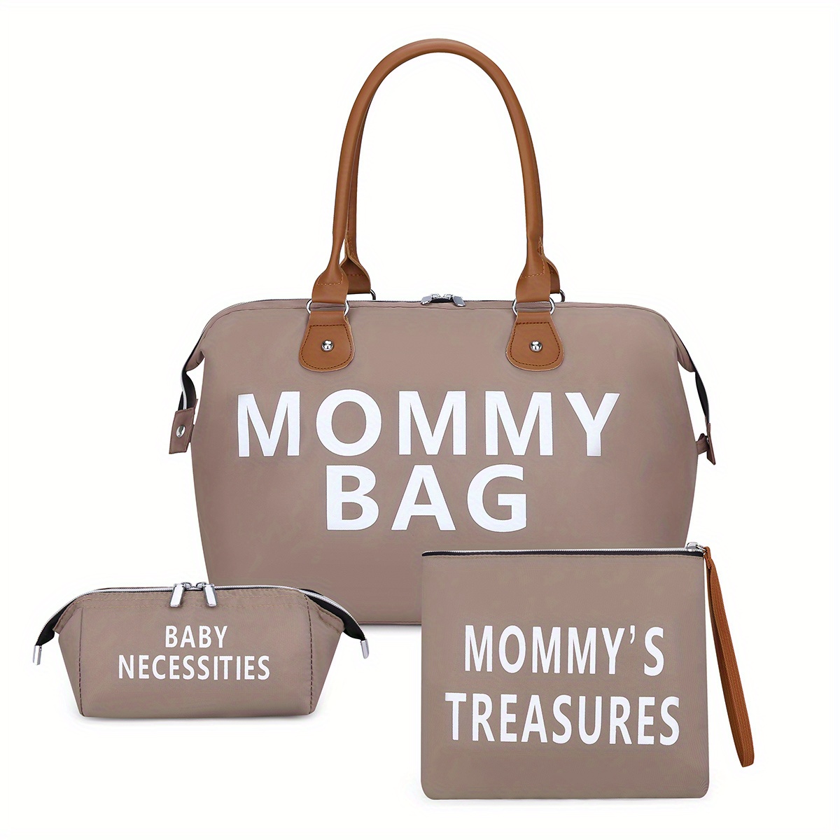 3pcs Large Capacity Waterproof Travel Mom Bag Set