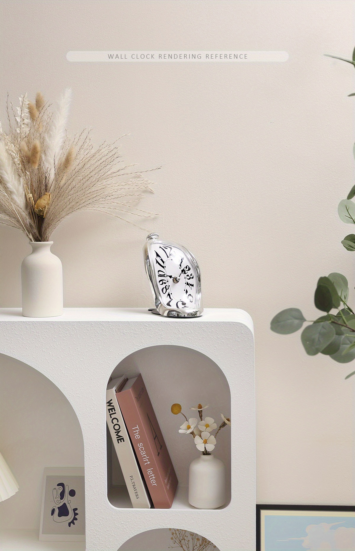 Reloj de mesa decorativo Flip Blanco, diseño unico y actual con tarjetas  auto cambiantes de la marca Fisura ideal para regalar. — WonderfulHome Shop