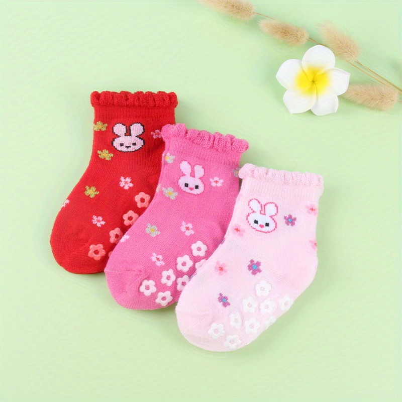 Toddler Latest Newborn Baby Girl Socks Lace Ruffle Trim Antiskid Baby Socks  Gifts For 0-2 Years