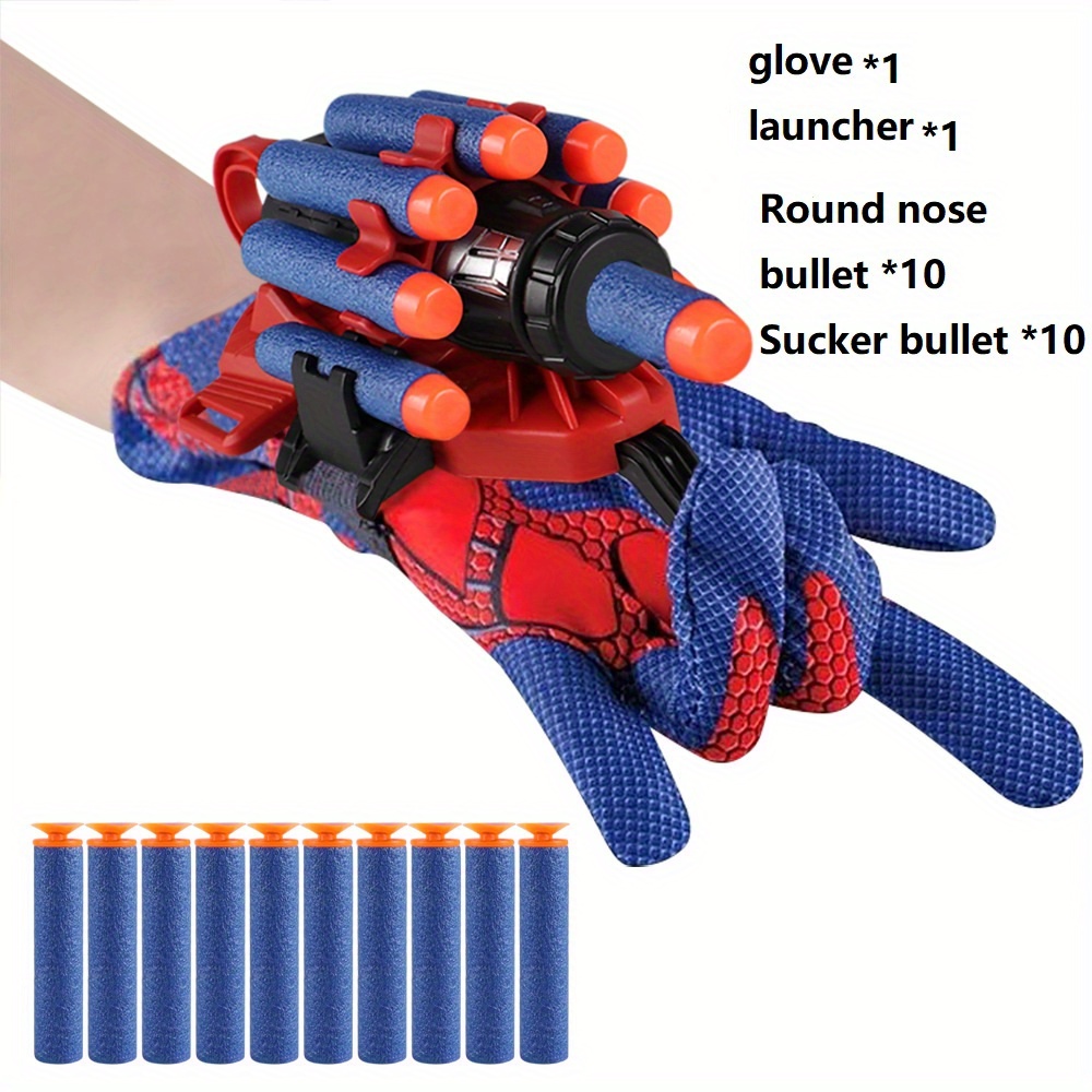  Fisemira Spider Web Shooter, Spider Launcher Superhero Cosplay  Toy For Kids（ Included Gloves） : Clothing, Shoes & Jewelry