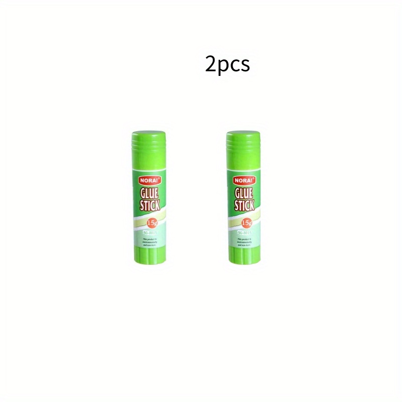 2pcs White Solid Glue Stick For Office & School Stationery