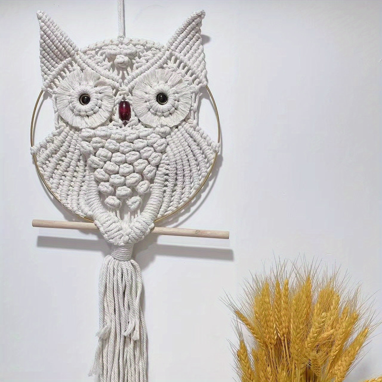 DIY: MINI OWL ORNAMENT, MACRAME OWL TUTORIAL