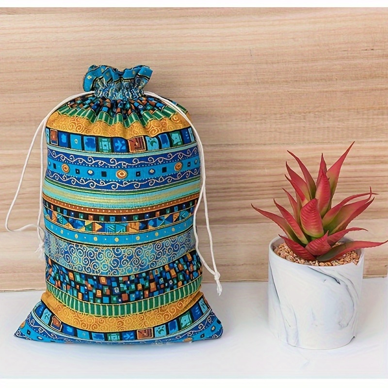 Linen Gift Bags Drawstring Storage Bags Egyptian - Temu