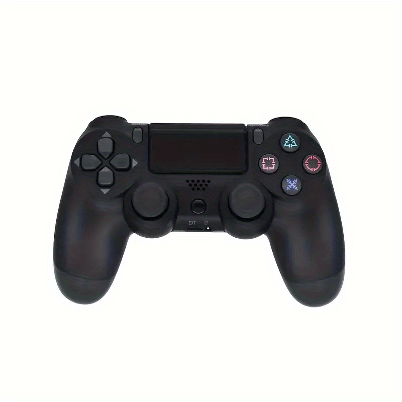 Controlador inalámbrico con vibración dual; joystick para jugar;  controlador para PS4, Slim y Pro, compatible con la consola PS4, colores  blanco y