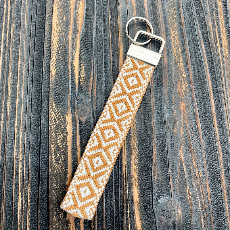 Vintage Wristband Keychain For Men, Wrist Lanyard Keychain, Backpack  Pendant, Western Ethnic Key Chain - Temu