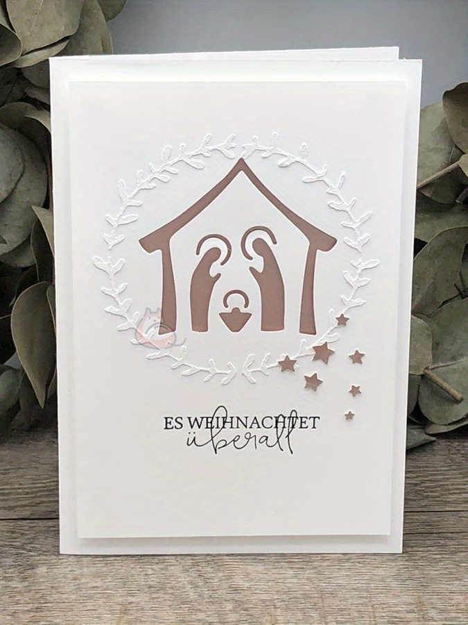 5pcs Leaf Fragment Metal Die Cuts For Card Making,Spring Leaves Flowr Card Cutting