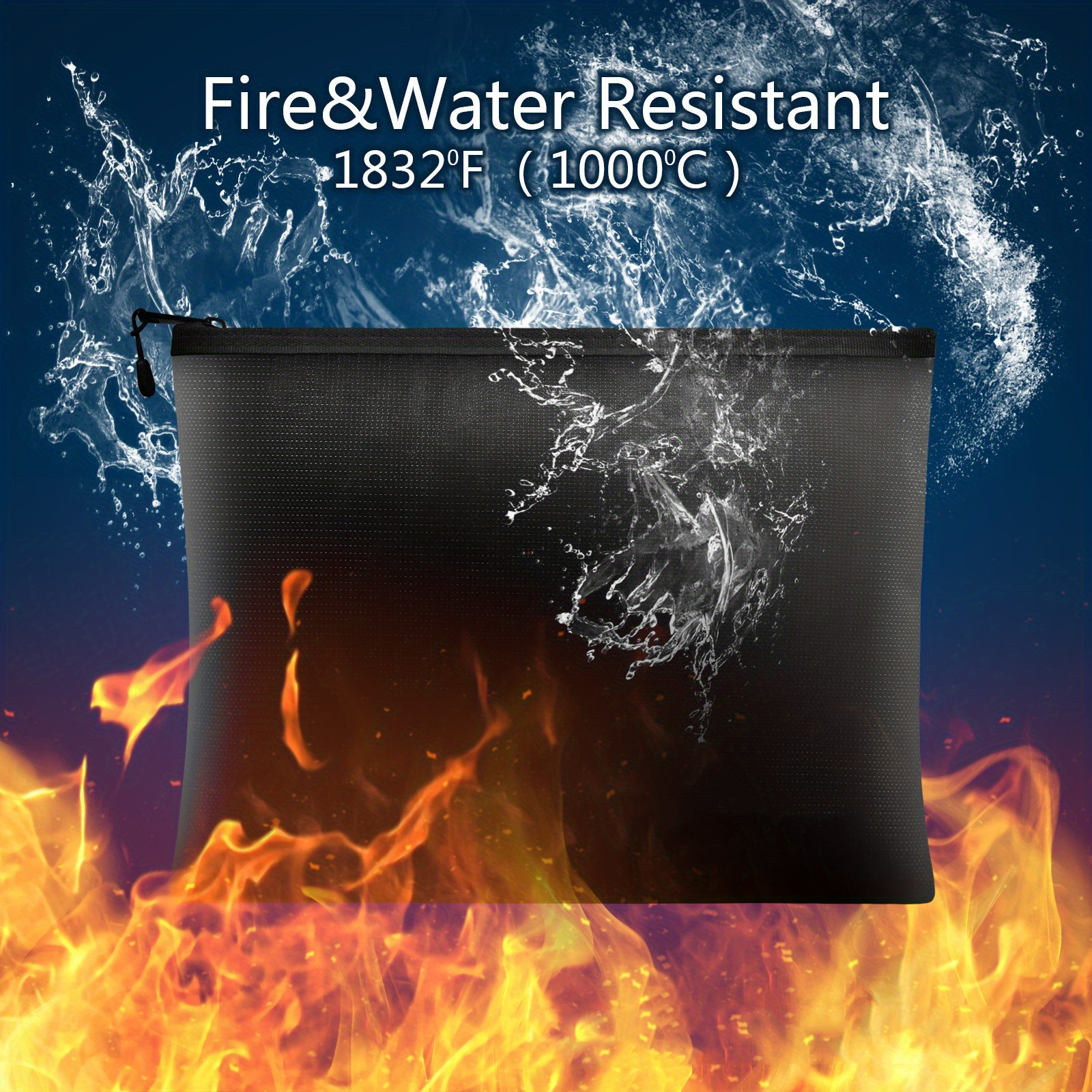 Double sided High Temperature Resistant Fiberglass Fireproof Temu