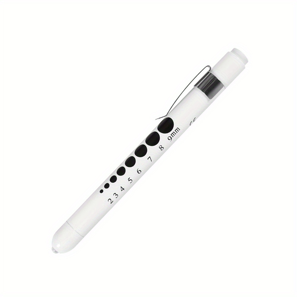LSS Lampe stylo Lumières de stylo pour les infirmières Clip Lampe de poche  LED à tête convexe à lumière blanche Violet 130113
