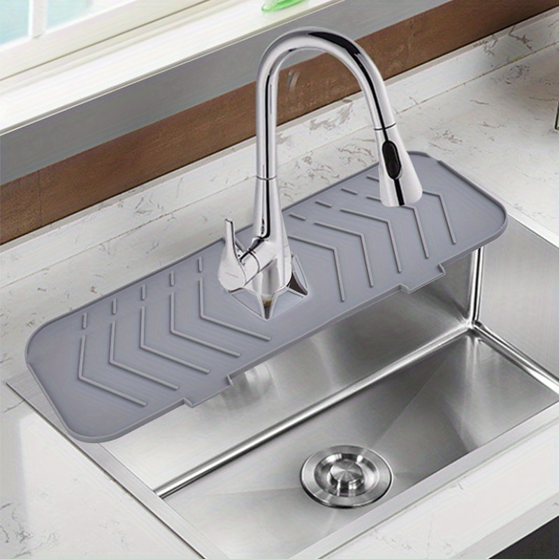 Kitchen Countertop Drain Mat Hand Washstand Anti splash Mat - Temu