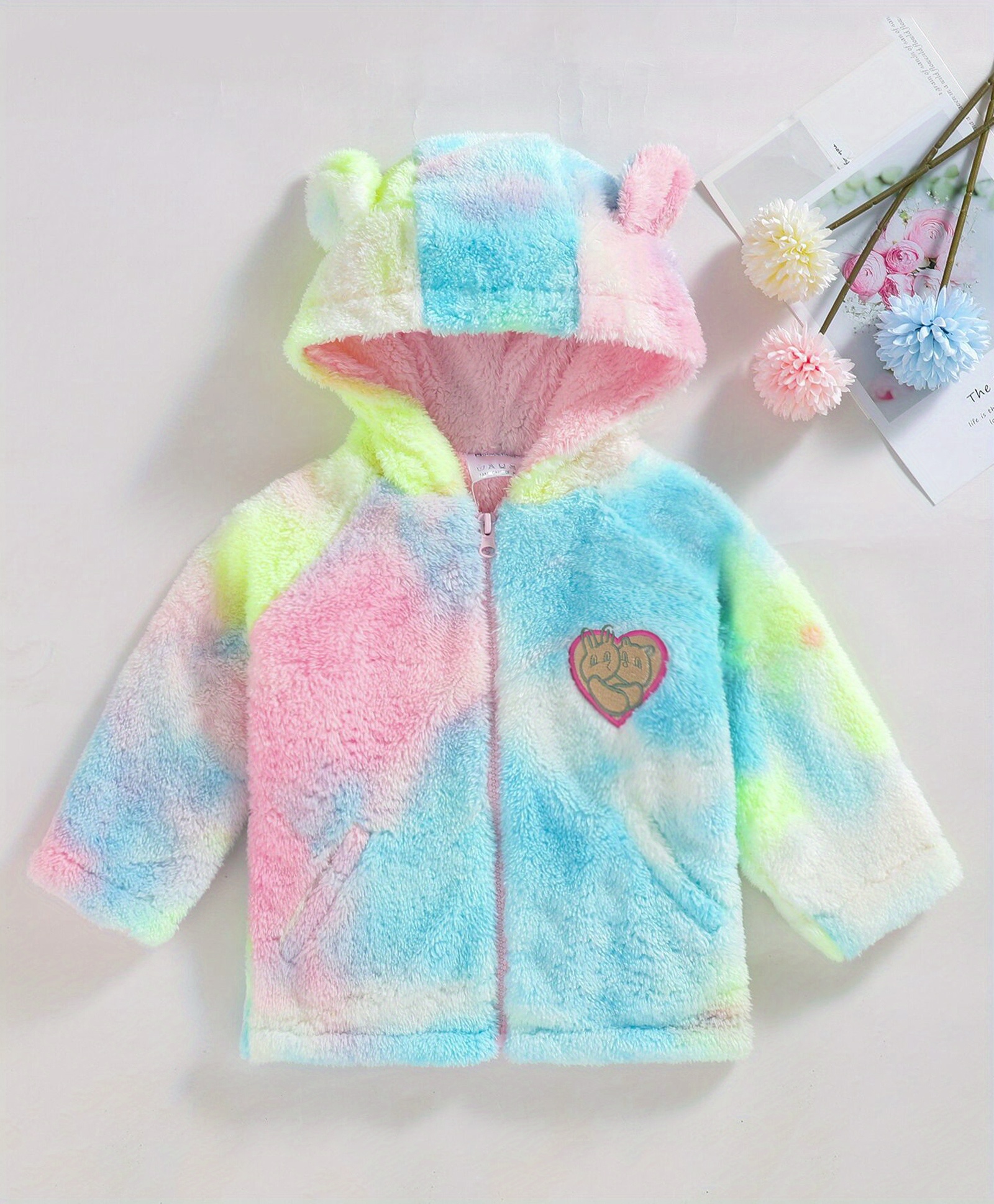 Rainbow teddy store bear jacket