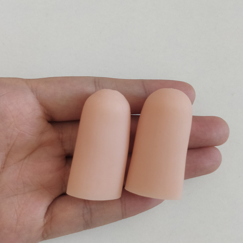 NUOLUX Finger Protectors Protector Rubber Cots Cutting Food Fingertips  Office Guard Silicone Covers Cot Thumb Tip 