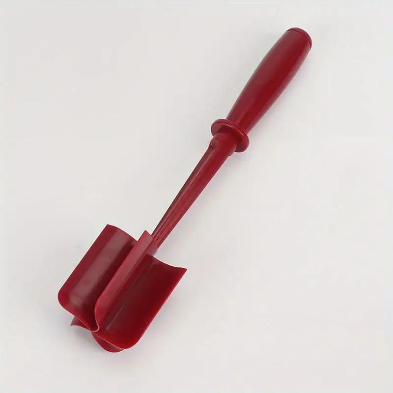 Tasty Mighty Meat Chopper Nylon Kitchen Tool, Multifunctional Meat Masher Tool, Red