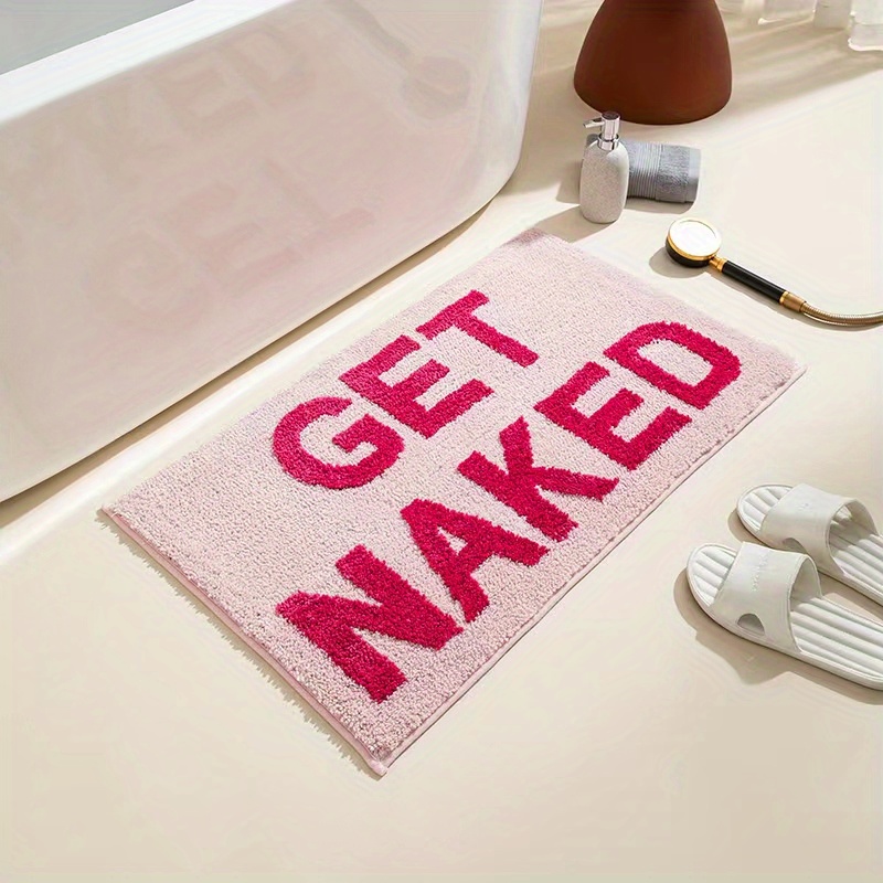 Funny Tufted Microfiber Bath Rug, Extra Large Bath Mat, Non-Slip (32”x20”)  (Get Naked) - Bath Mats & Rugs, Facebook Marketplace