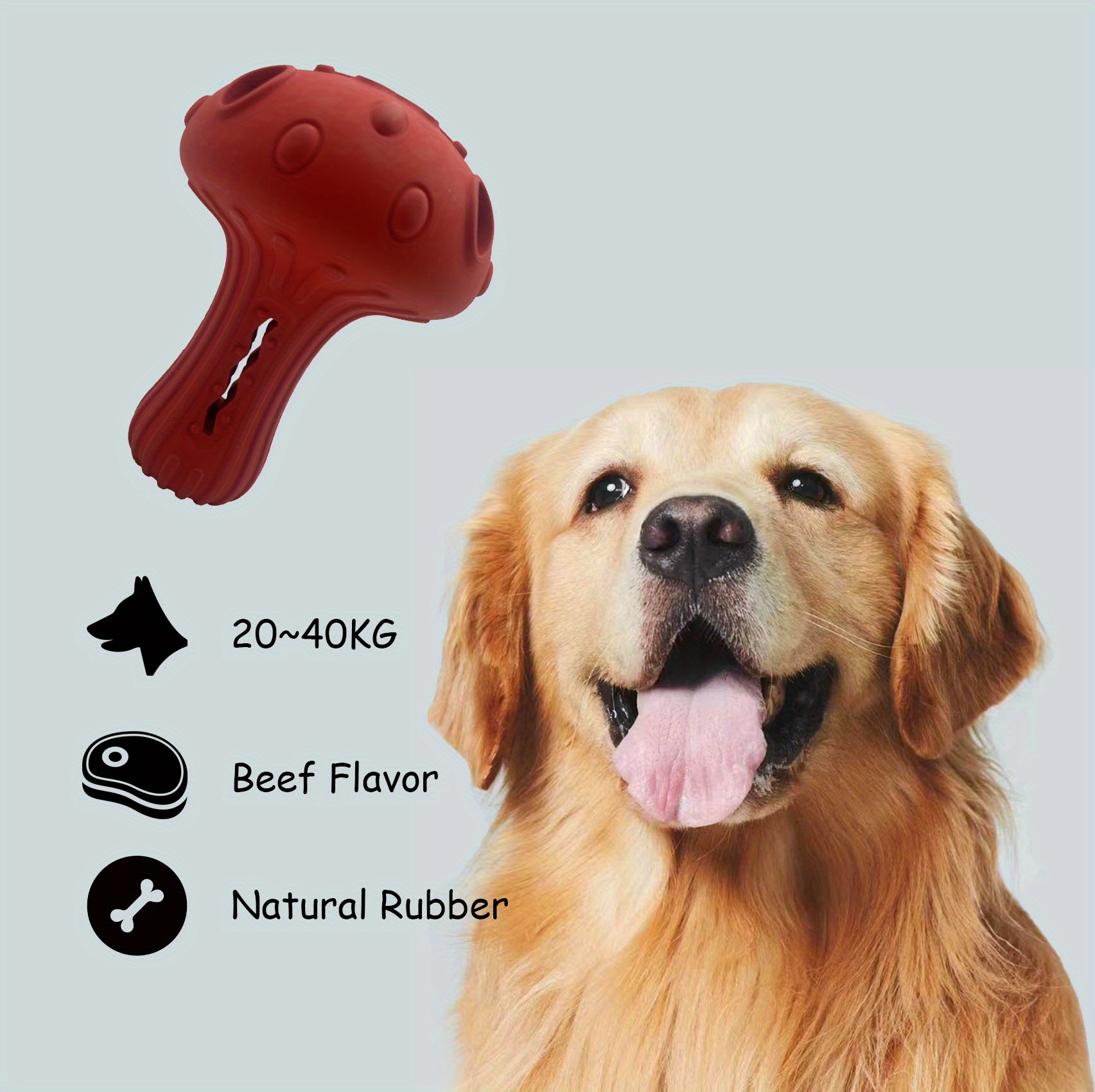 Dog Toy For Large & Medium Dogs, Rubber Treat Dispensing Toy For Aggressive  Chewers, Interactive Slow Feeder Tough Puzzle Toys Teeth Cleaning - Temu