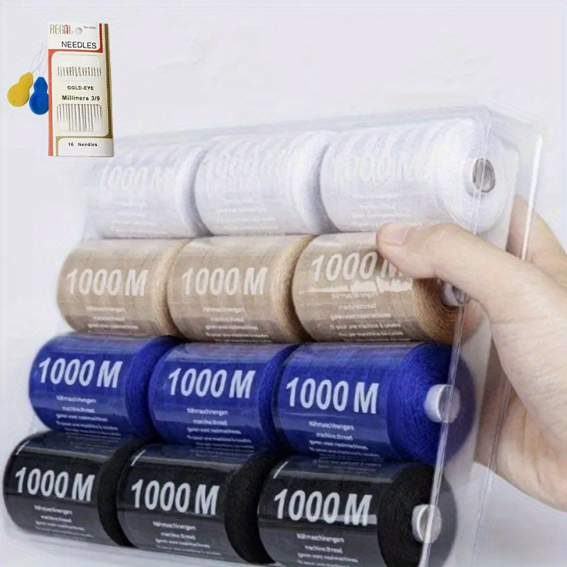 Sewing Thread And Needles Polyester Needle Thread For Sewing - Temu
