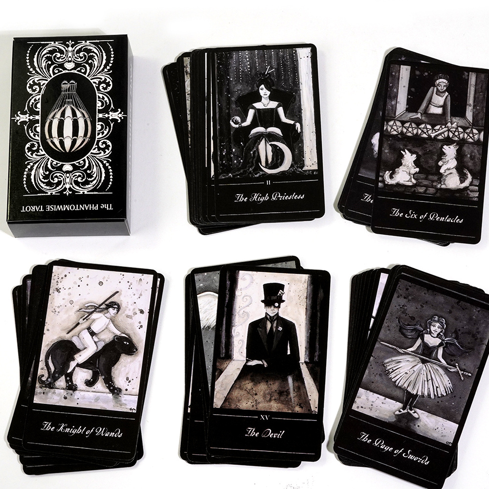 78 Cards Phantomwise Tarot Fantastical Tarot Traditional Temu
