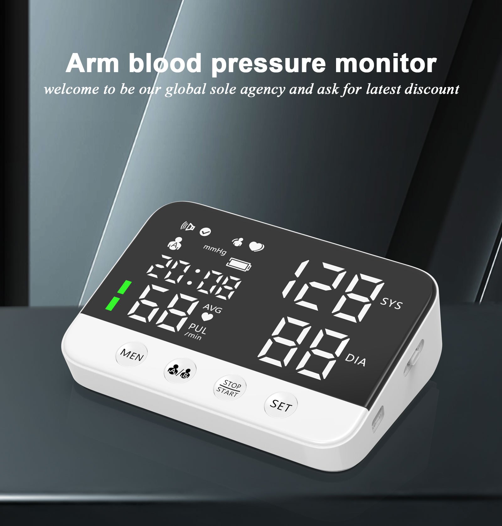 Fda Certified Rechargeable Arm Blood Pressure Monitor - Temu