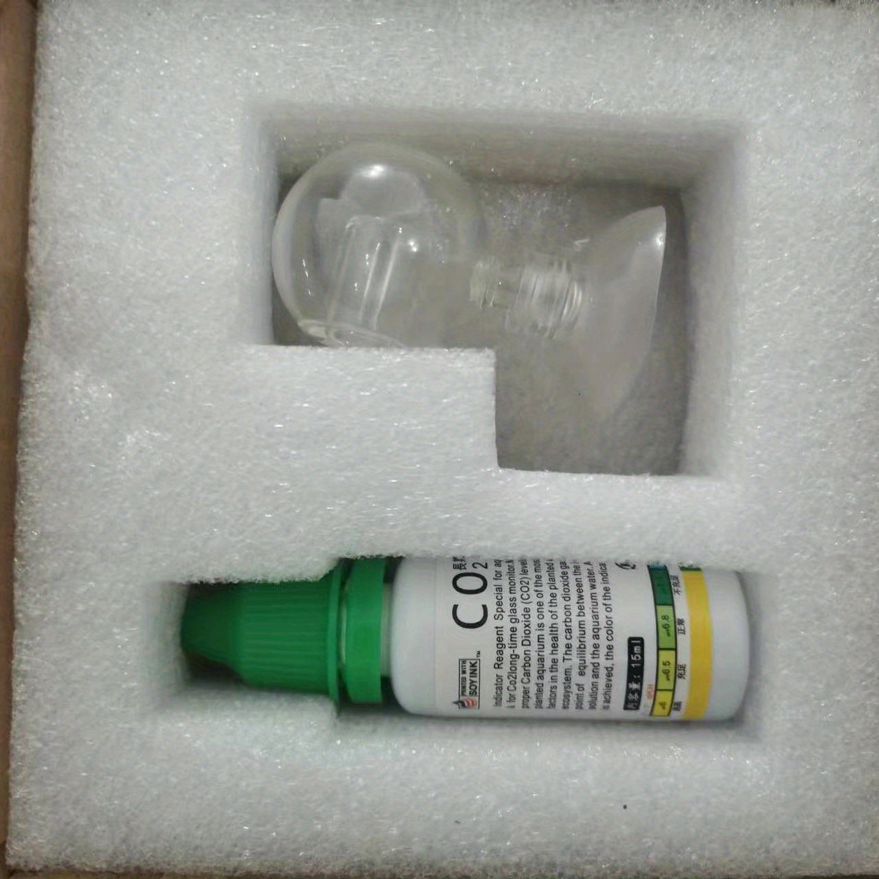 Aquarium CO2 Glass Drop Checker 15ml Test Liquid Co2 Indicator