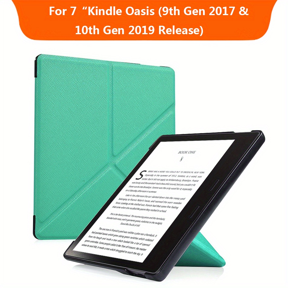 Funda de cuero Kindle Oasis 3 10.a generación, funda Oasis 2 9.a