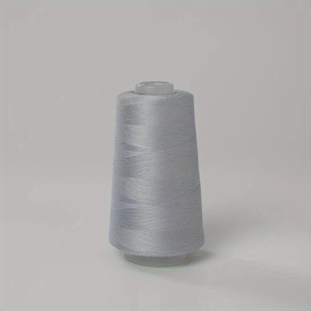 White Sewing Thread 100% Polyester 3000 Yards/spool Of Yarn - Temu