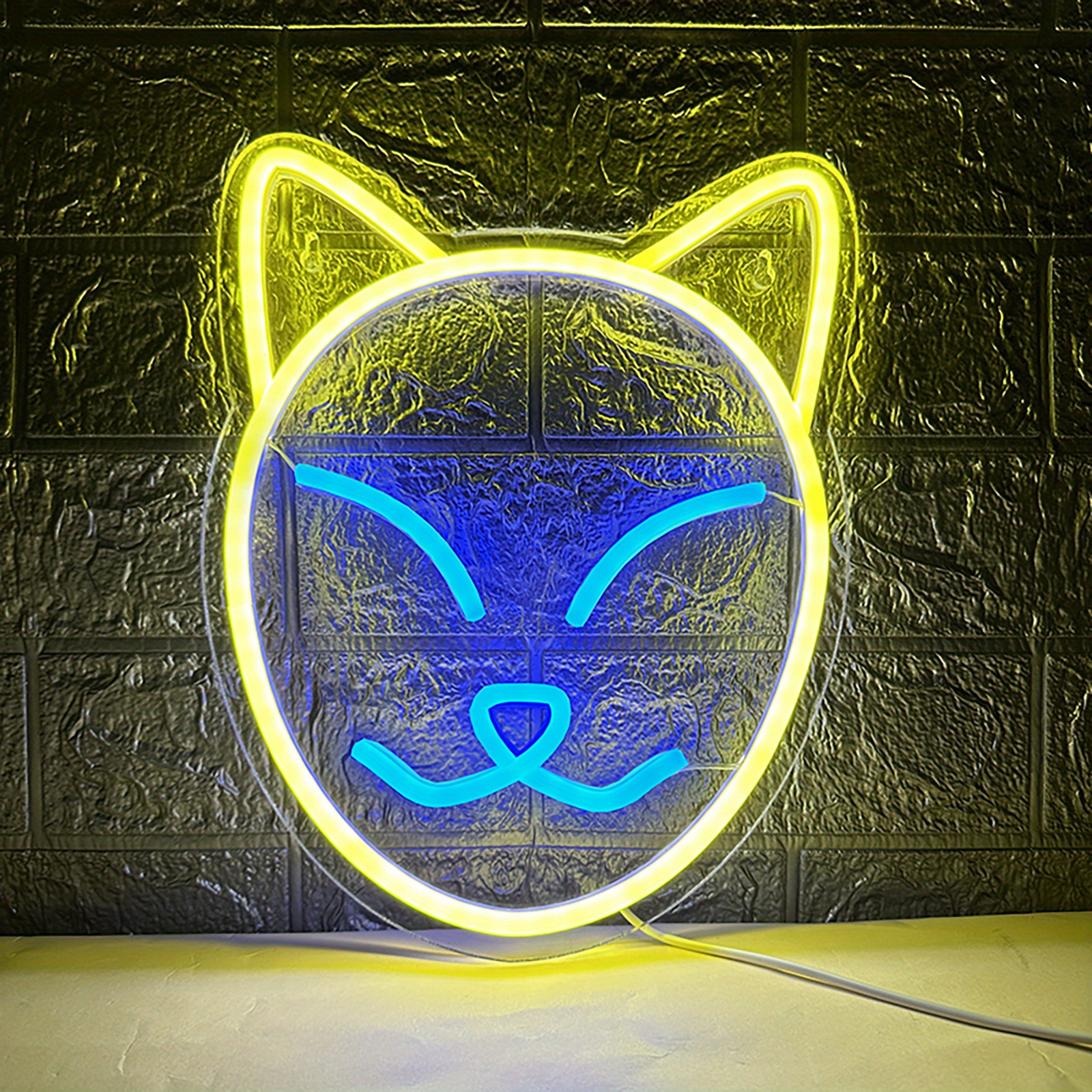 Lampada Neon Gattino 1 Pezzo Luce Notturna Dimmerabile Gatti