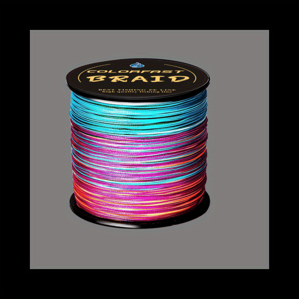 Eight Multicolored Fishing Lines /546yd Pe Lines 8 Strands - Temu