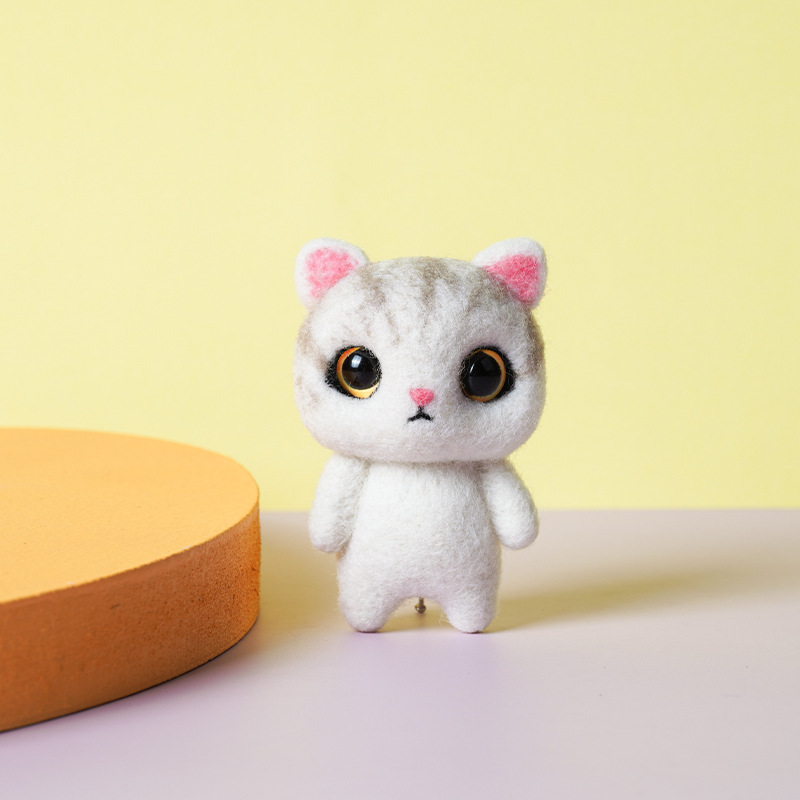 The Needle Felt Beginner Kit Includes 5 Animal Dolls Basic - Temu