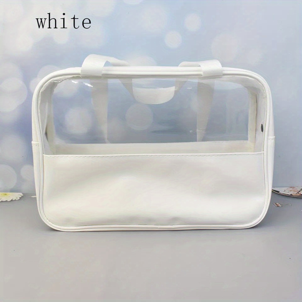 Transparent Cosmetic Washing Bag Portable Waterproof Large - Temu Australia