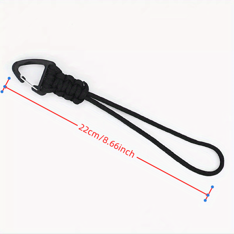 Duisoad 4 Pcs Paracord Keyring Braided Kit Rope Paracord Keychain For Outdoor Camping, Fishing, Hiking Tool
