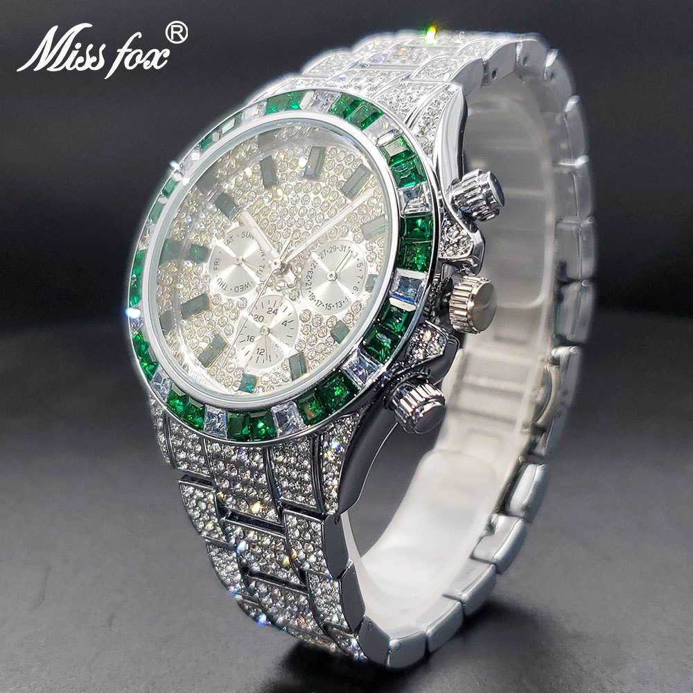 Silver rhinestone sale watch