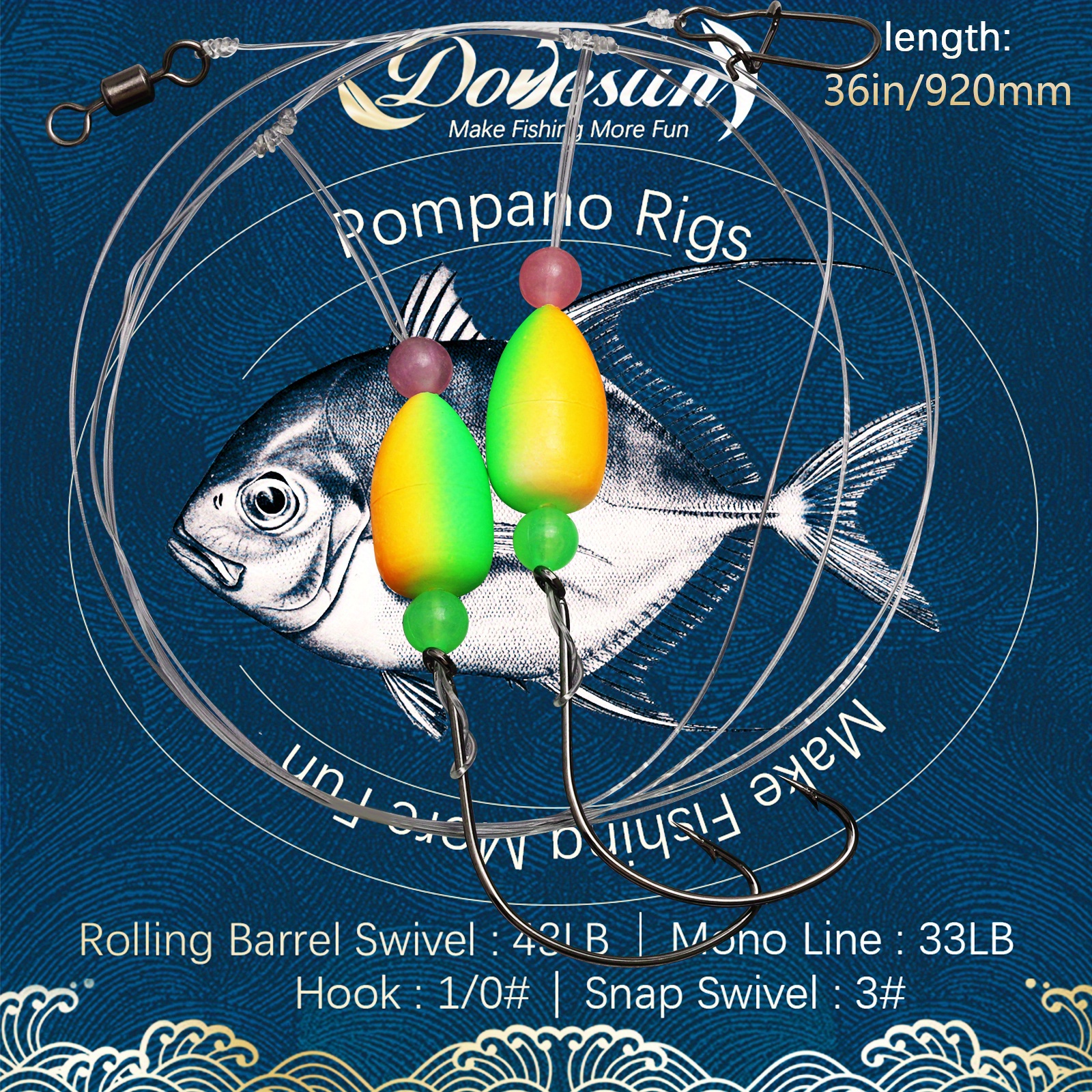 Premium Fishing Floats Pompano Rigs Set Bullet Floats Ideal - Temu