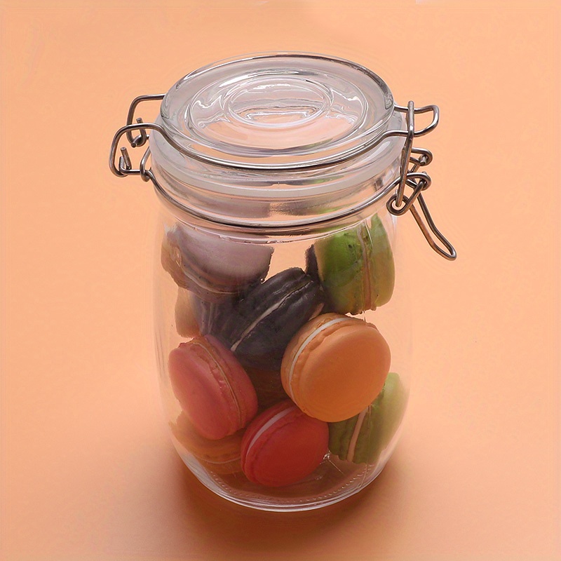 3 oz Small Glass Jars With Airtight Lids, Glass Spice Jars - Leak