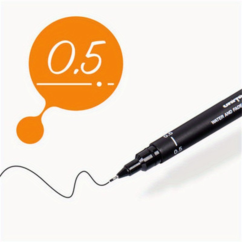 Precision Micro Line Pen. Black Micro Line Pen Waterproof - Temu