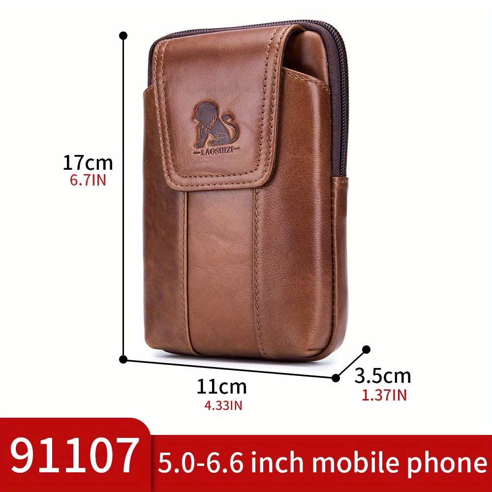 Leather Case for Samsung Galaxy Waist Bag With Belt Loop 