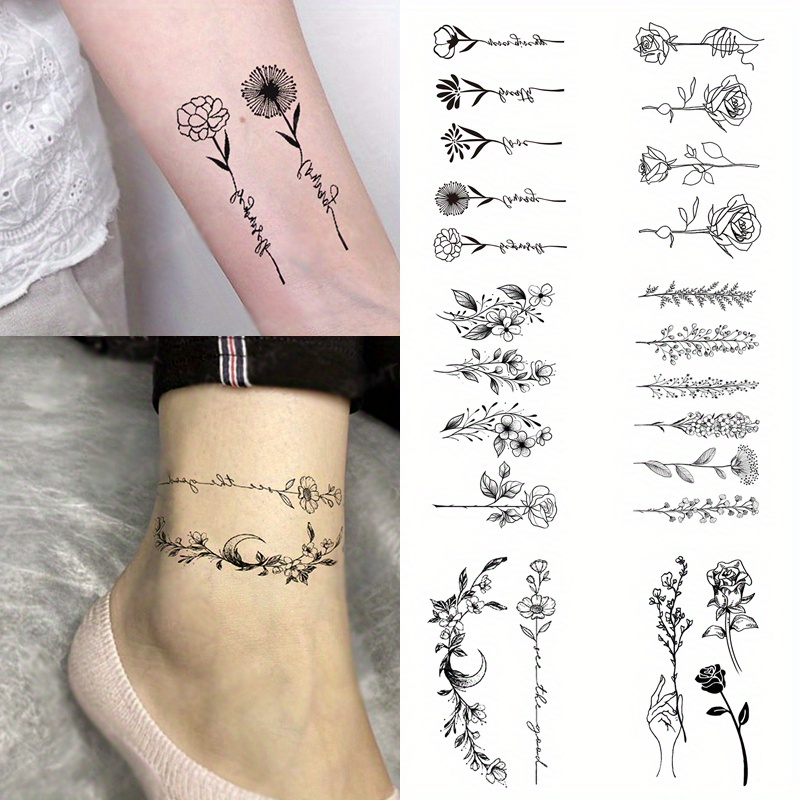 disegni di tatuaggi dalla linea semplice