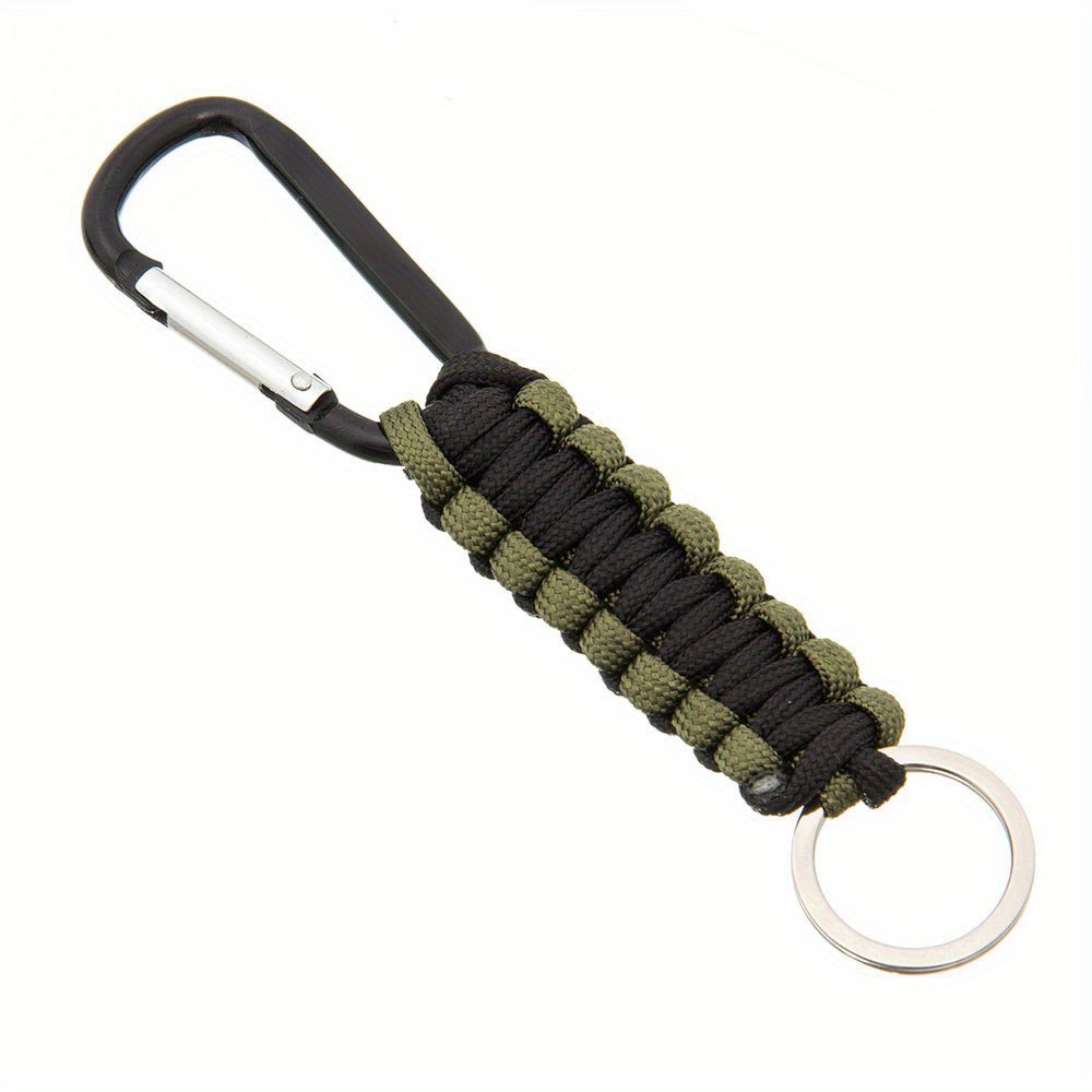 Porte-clés Paracord De Survie Portable, Corde De Paracorde Tressée Durable Avec  Boucle Pour La Randonnée En Plein Air Escalade Alpinisme Urgence - Temu  Belgium