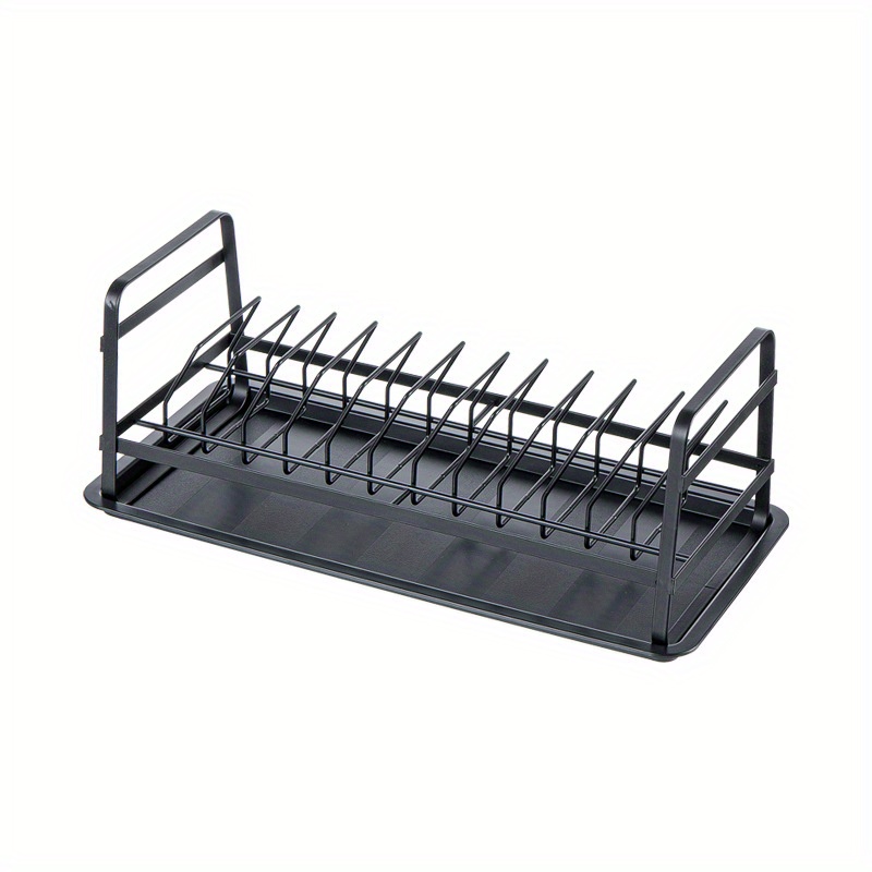 1pc 11 Detachable Slots Countertop Dish Drying Rack, Durable Stainless  Steel Dish Drying Rack For Pan, Pot Cover, Household Storage Organizer For  Desktop, Home, Dorm