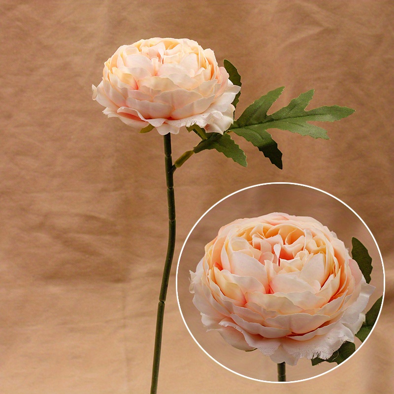 Autumn Simulation Flower Peony Real Touch Fake Flowers - Temu