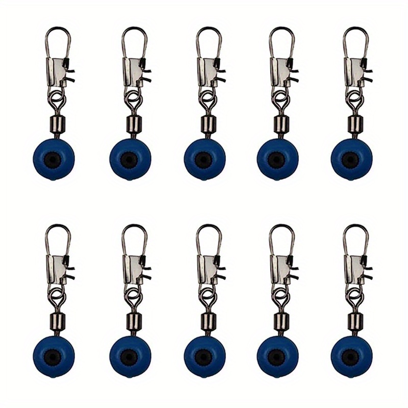 10/30pcs Carp And Swivel Connectors, Sea Rod Sliding Float Line Set Accessories, Sea Bean Connectors