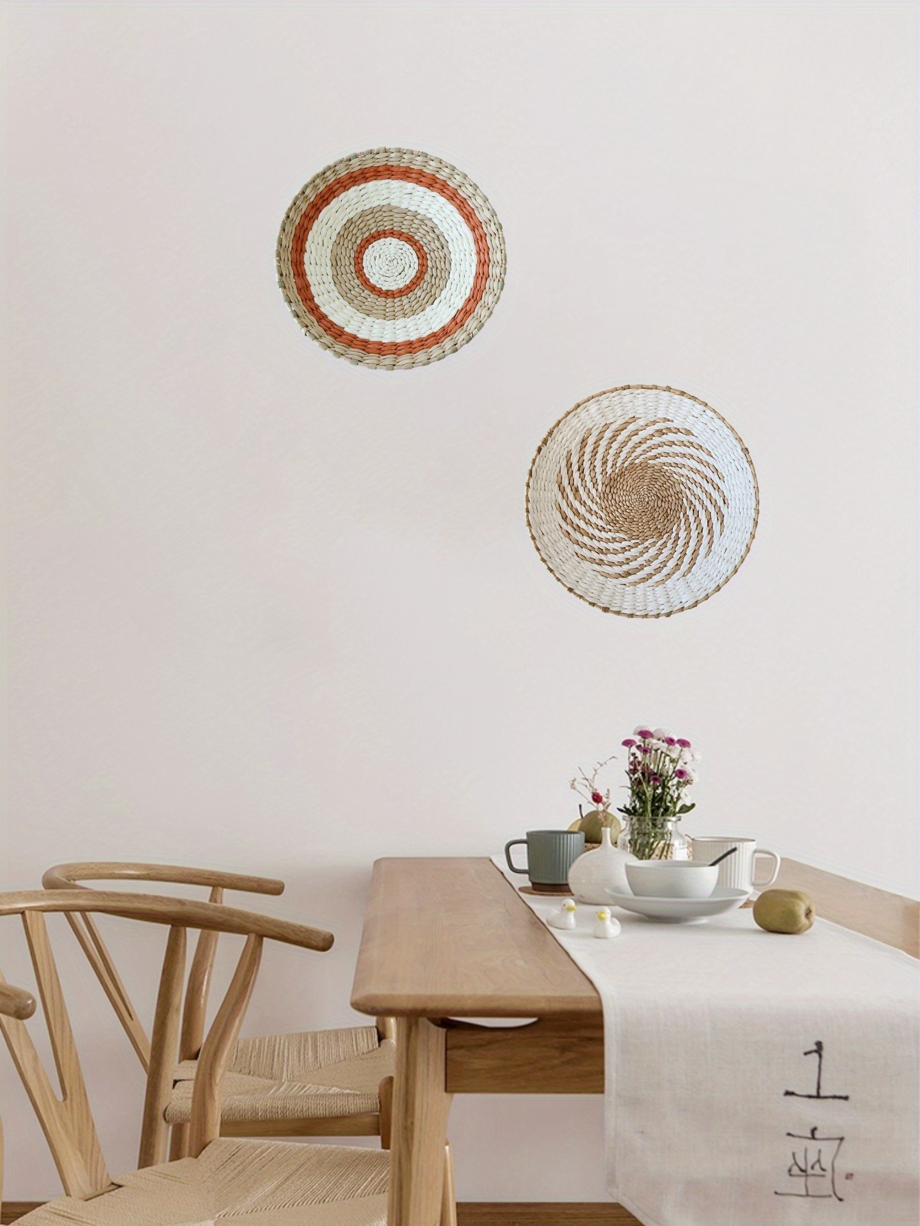 Handmade Straw Decorative Wall Hangings Home Living Room - Temu