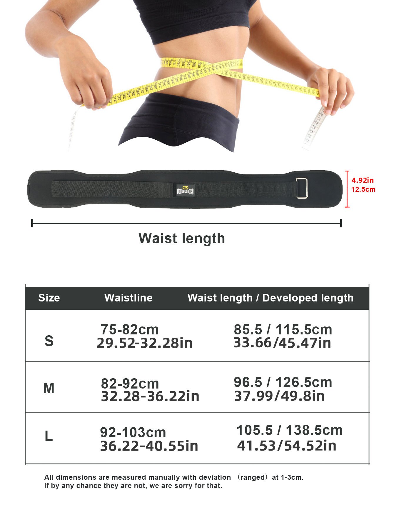 eva weight lifting belt self locking weightlifting belt weight lifting belts premium gym belt for men and women professional powerlifting belt for workout fitness squats deadlifts bodybuilding Product details 0
