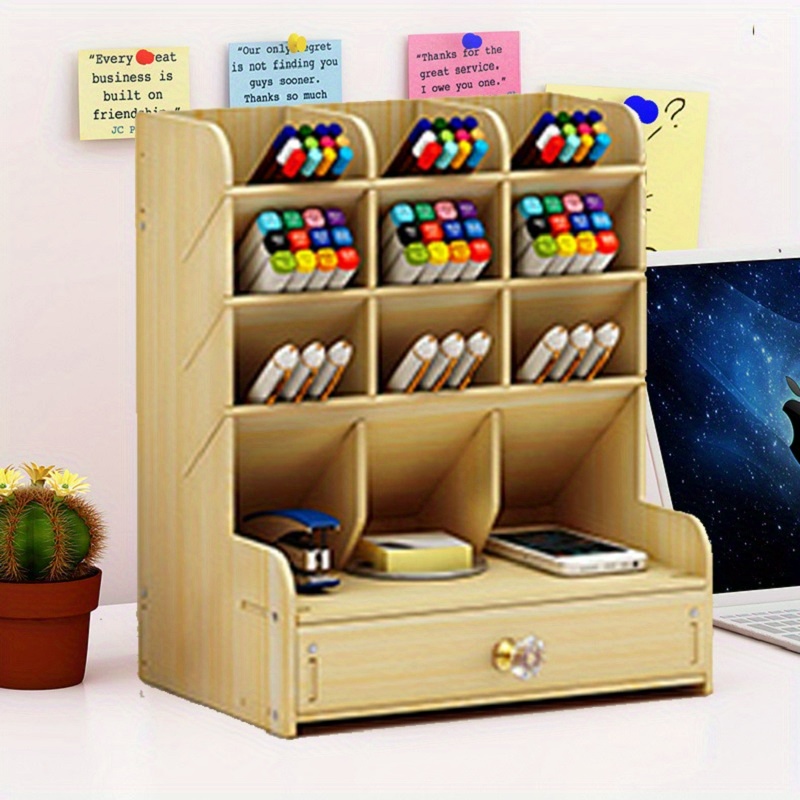 Large Capacity Pen Holder, Multipurpose Plastic Shelf Basket, Storage Box  With Handle, Art Caddy Organizer, Marker Organizer, Multi-functional Storage  Box For Home - Temu United Arab Emirates