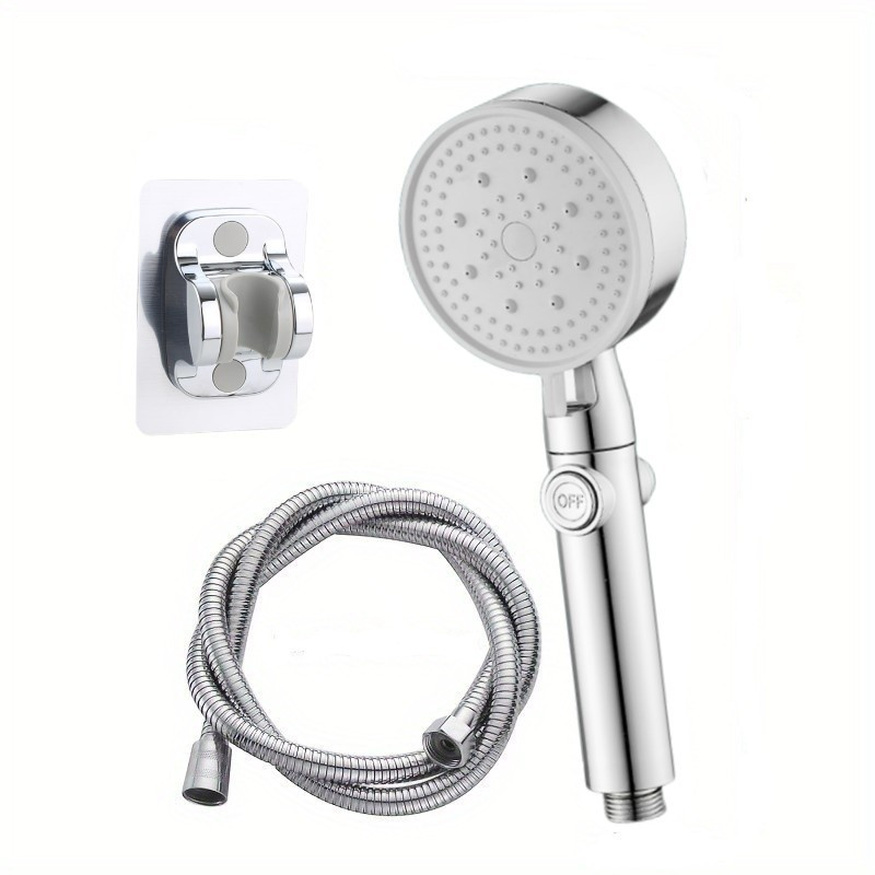 Shower Wand Holder with Round Cover Connecting Hose Shower Hand Bracke