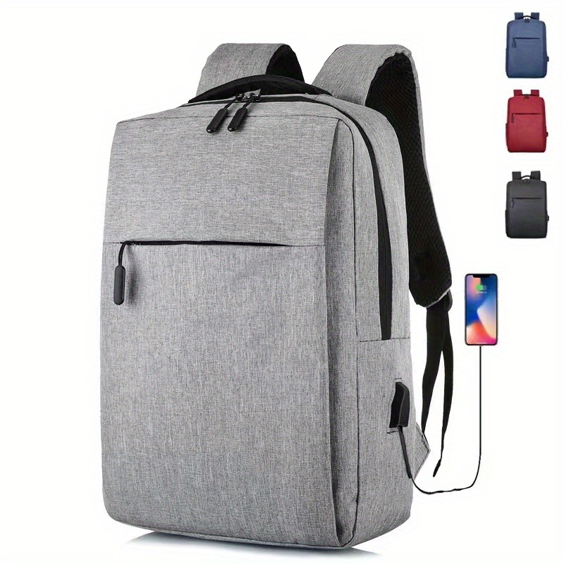 Laptop Backpack With Usb Charging Port Multifunctional Travel Bag For Men  Travel Bag Waterproof Shockproof Bag Large Capacity Backpack School Bag -  Temu